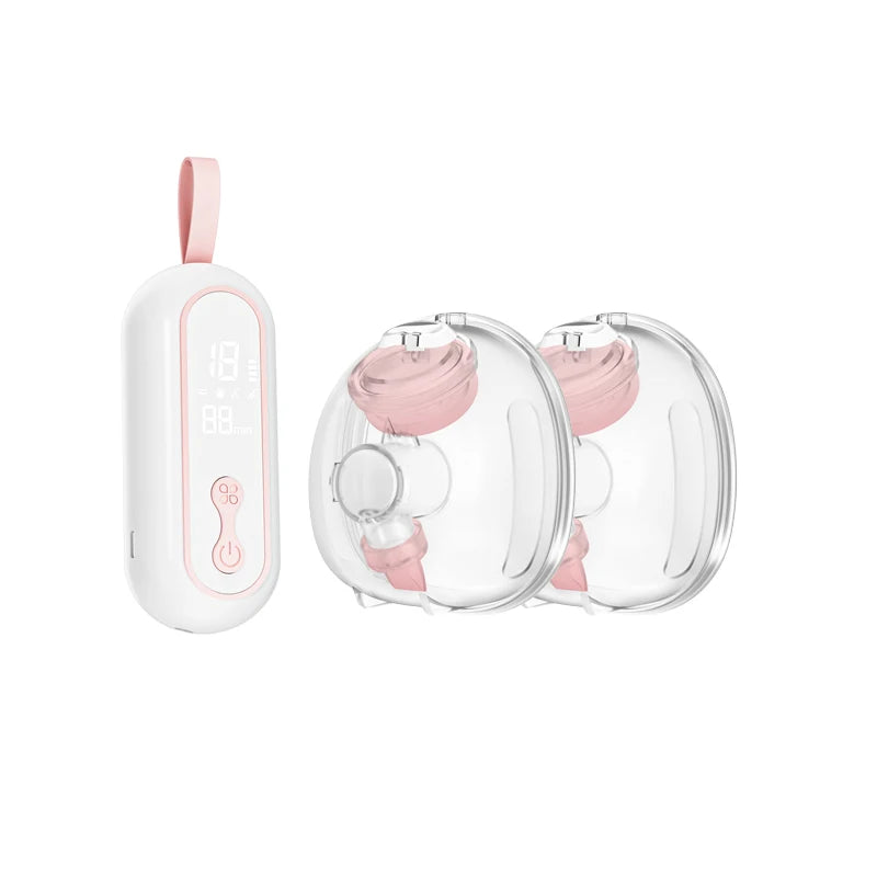 MAMIJOY AV66 Wearable Breast Pump  Portable Low Noise Breastfeeding Pump with 4 Modes 15 Levels Double Electric Breast Milk Pump