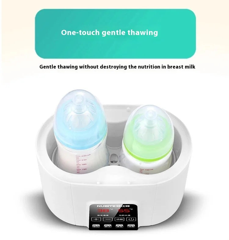 3 in 1 Smart Bottle Warmer Baby Milk Heater Travel Steam Sterilizer Kit Temperature Automatic 24h Keep Warm Midnight Rescue