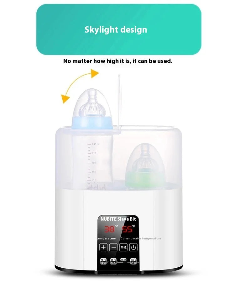 3 in 1 Smart Bottle Warmer Baby Milk Heater Travel Steam Sterilizer Kit Temperature Automatic 24h Keep Warm Midnight Rescue