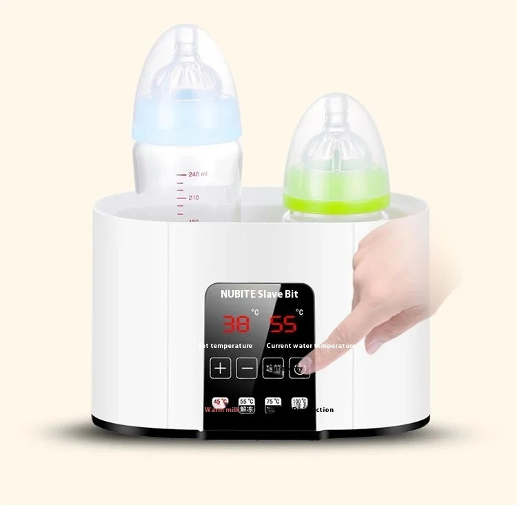 3 in 1 Smart Bottle Warmer Baby Milk Heater Travel Steam Sterilizer Kit Temperature Automatic 24h Keep Warm Midnight Rescue