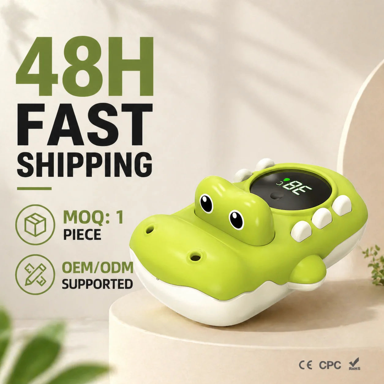 Baby Water Thermometer Bear-Shaped Cute BPA Free Baby Bathtub Thermometer for Newborn Bathtub Use and Comfortable Bath Care