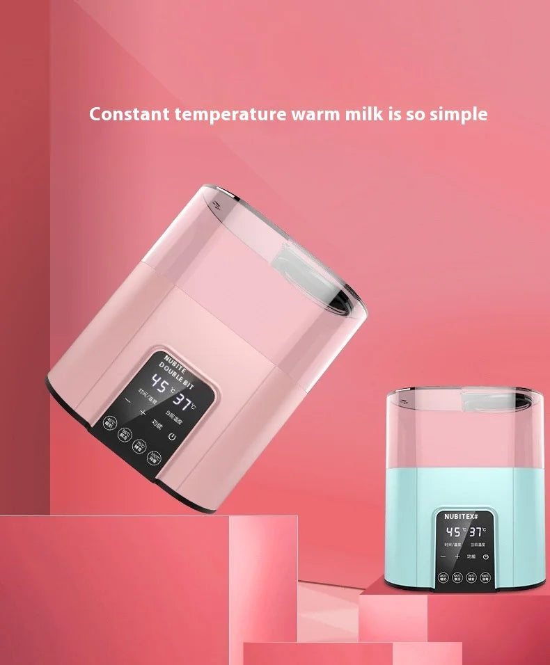 3 in 1 Smart Bottle Warmer Baby Milk Heater Travel Steam Sterilizer Kit Temperature Automatic 24h Keep Warm Midnight Rescue