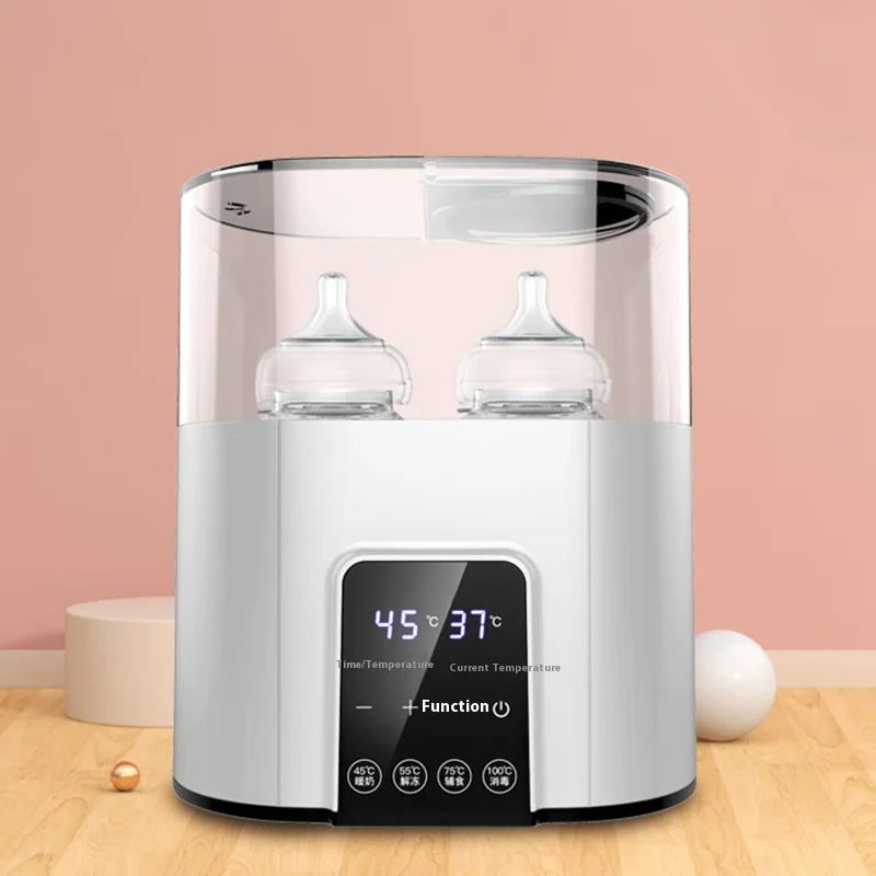 3 in 1 Smart Bottle Warmer Baby Milk Heater Travel Steam Sterilizer Kit Temperature Automatic 24h Keep Warm Midnight Rescue