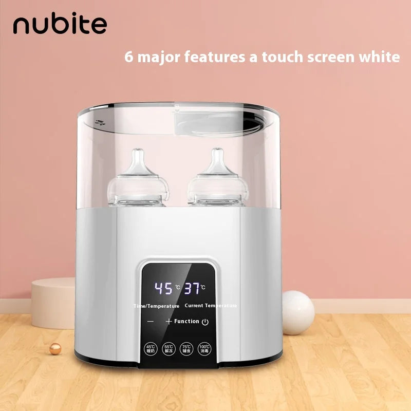 3 in 1 Smart Bottle Warmer Baby Milk Heater Travel Steam Sterilizer Kit Temperature Automatic 24h Keep Warm Midnight Rescue