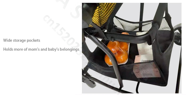 Baby stroller / can sit and lie down two-way lightweight stroller can be folded / shopping cart / 0-3 years old baby stroller