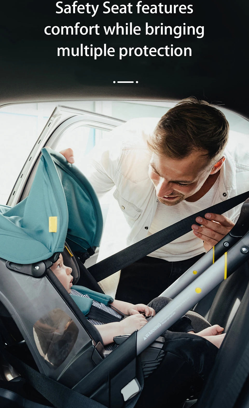 Baby Stroller 3 in 1 With Car Seat Infant Cart High Landscope Folding Baby Carriage Prams For Newborn Travel Stroller 4 in 1