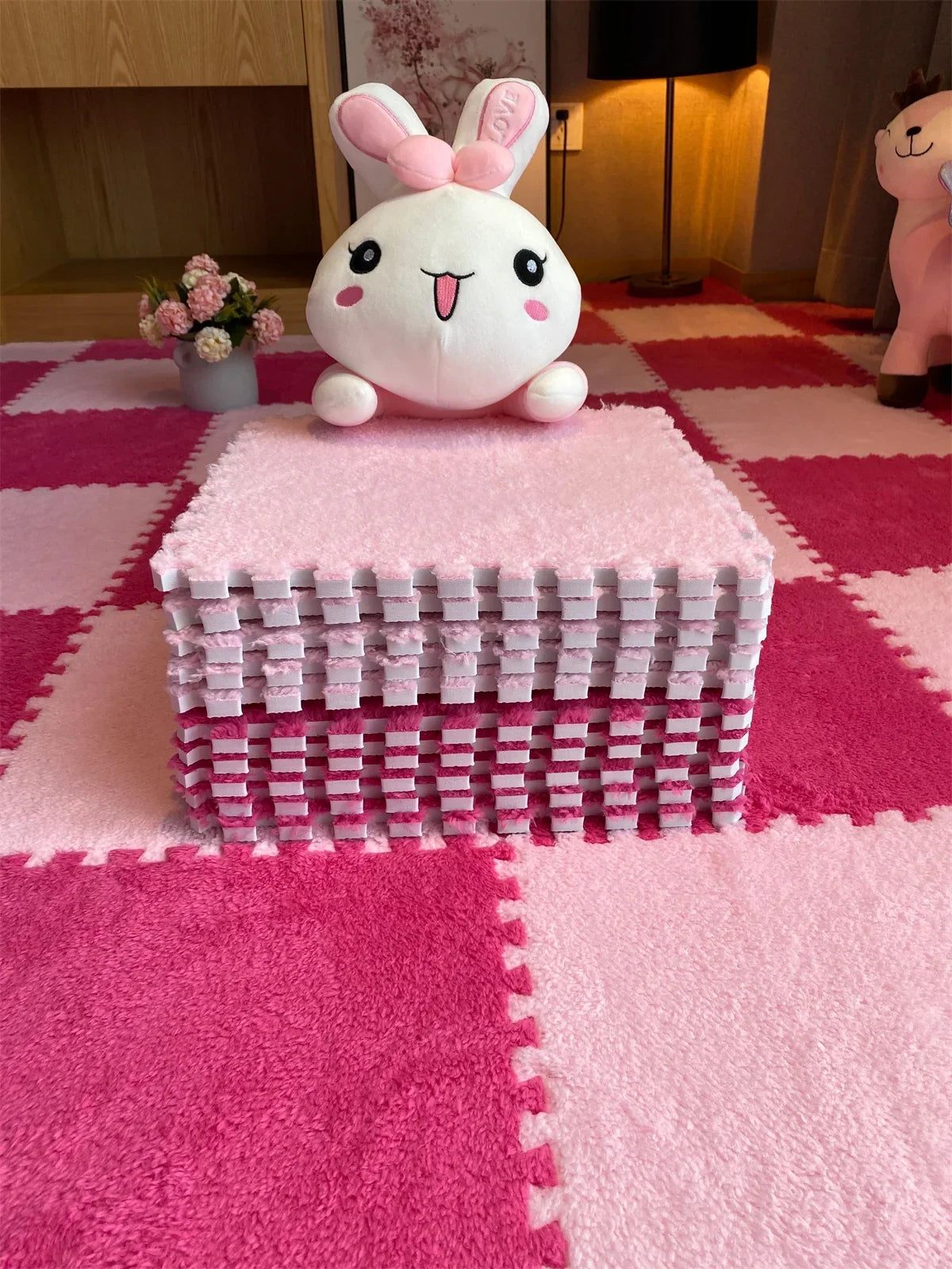 10/20PCS Soft Plush Kids Carpet Baby Play Mat Children's Rugs Toys EVA Foam Children's Mat Puzzle Interlock Floor Mats 30*30 CM