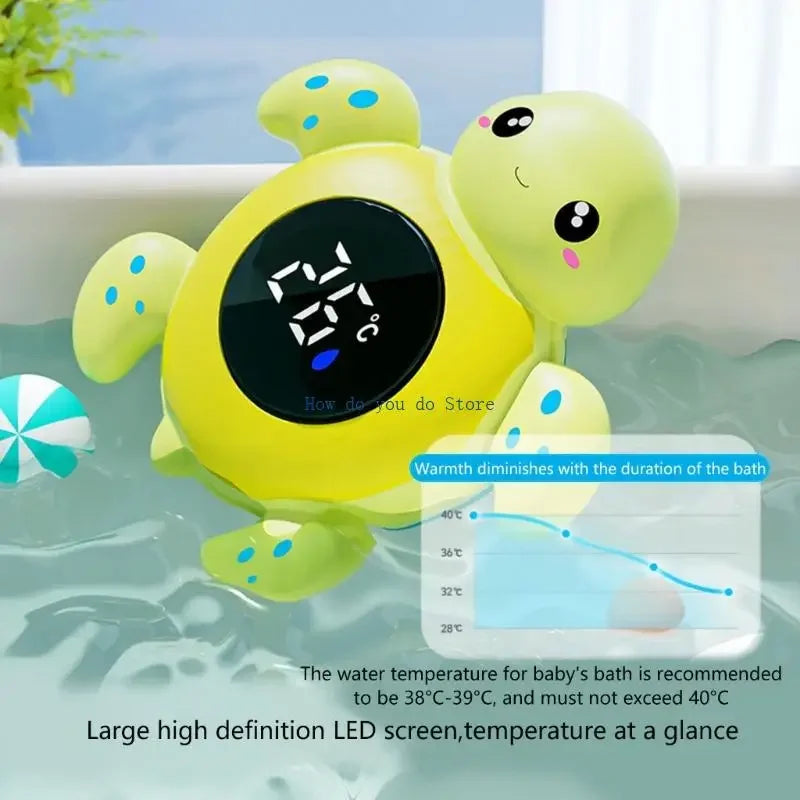 19QF Adorable Animal Digital Bath Thermograph Automatic LED Alert For Baby Safe Bathing Water Temperature Control