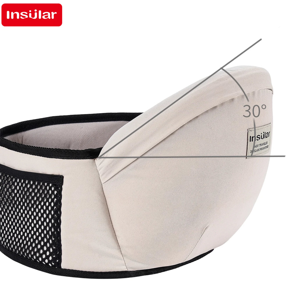 Adjustable Front-Facing Baby Carrier Waist Stool with Hip Seat, Belt for Kids, Infant Walkers, Sling Hold, Waist Belt Backpack