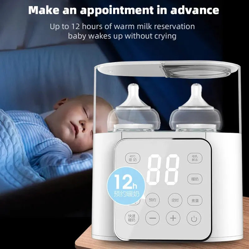 TINSOL New Baby Bottle Warmer Multifunctional Quick Baby Food Heater Milk Heater Sterilizer with Precise Temperature Control