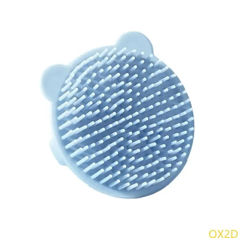 Baby Bear Hair Washing Brush Children's Bath Scrubbing Magic Tool Home Baby Bath Bathing Newborn Hair Removal and Shampoo Brush