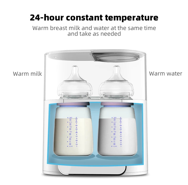 TINSOL New Baby Bottle Warmer Multifunctional Quick Baby Food Heater Milk Heater Sterilizer with Precise Temperature Control