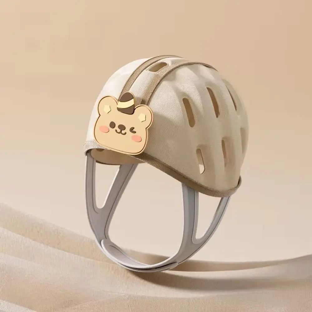 No Bumps Baby Safety Helmet 360-Degree Protection Adjustable Infant Head Protector Shock Absorbing Breathable Newborn Bumper Cap