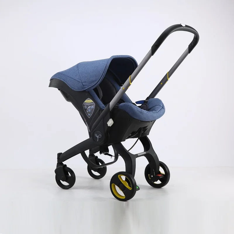 Baby Stroller 4 in 1 With Car Seat Baby Pram High Landscope Folding Baby Carriage Prams For Newborns Cart 3 in 1