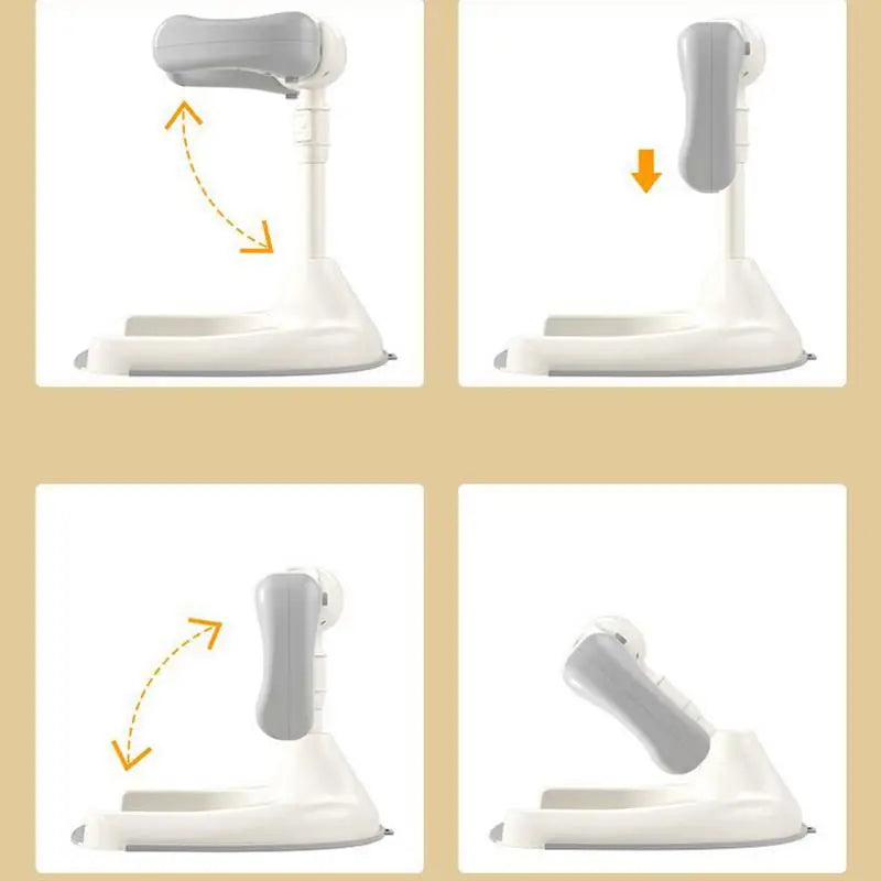 Baby Shower Stand Anti-Slip Baby Shower Standing Support Foldable Portable Bathing Device Wash Seat for Kids Boys Girls