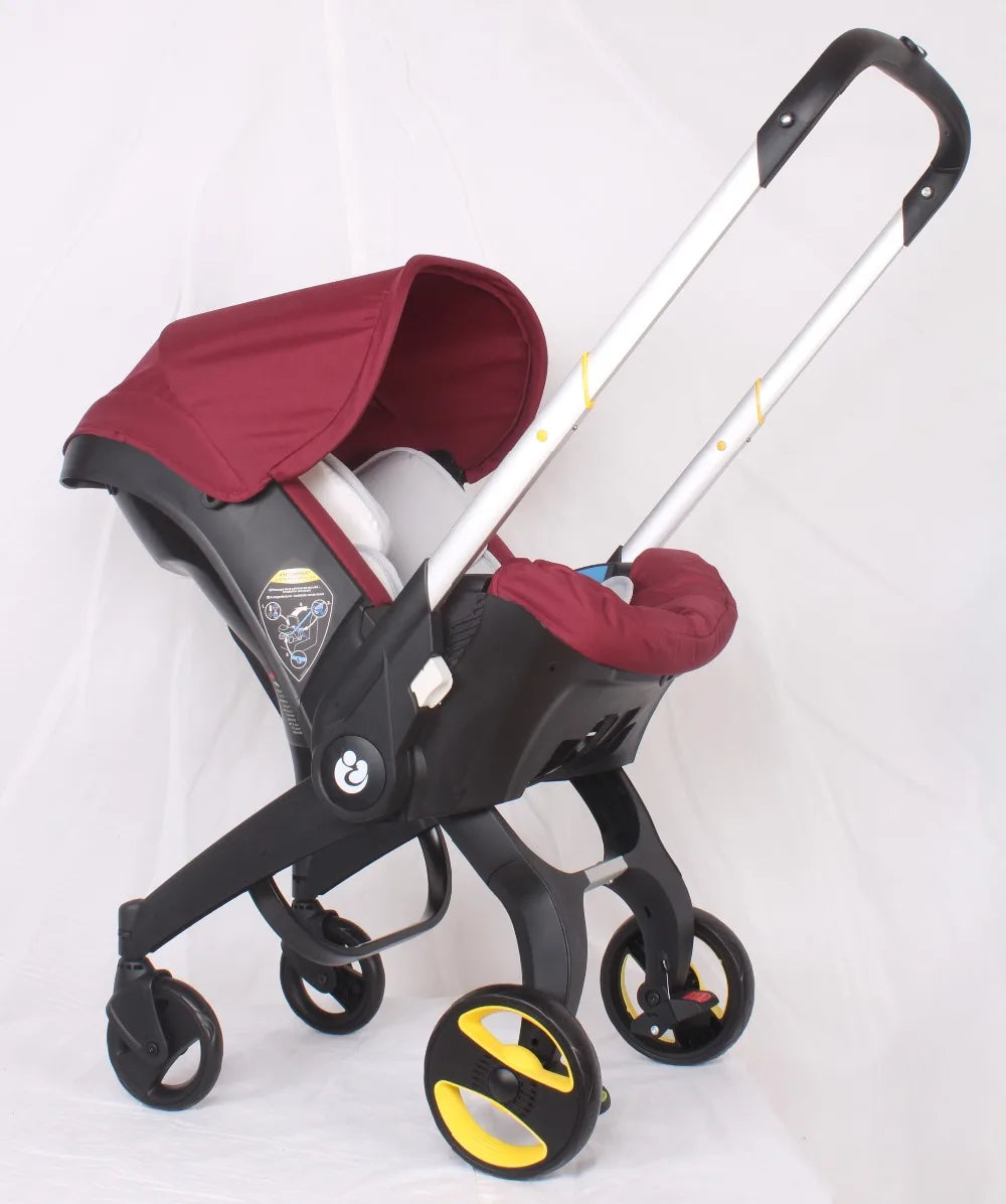 Baby Stroller 4 in 1 With Car Seat Baby Pram High Landscope Folding Baby Carriage Prams For Newborns Cart 3 in 1