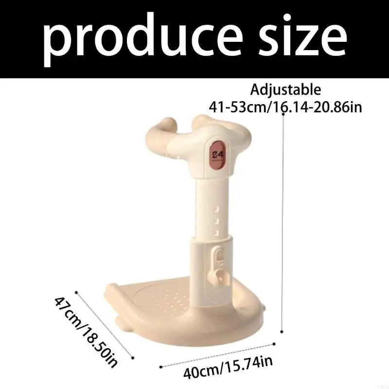 CORB Portable Infant Bath Stand With Quick Drain Hole Secure Base Space Saving Design For Small Bathroom Travel Friendly
