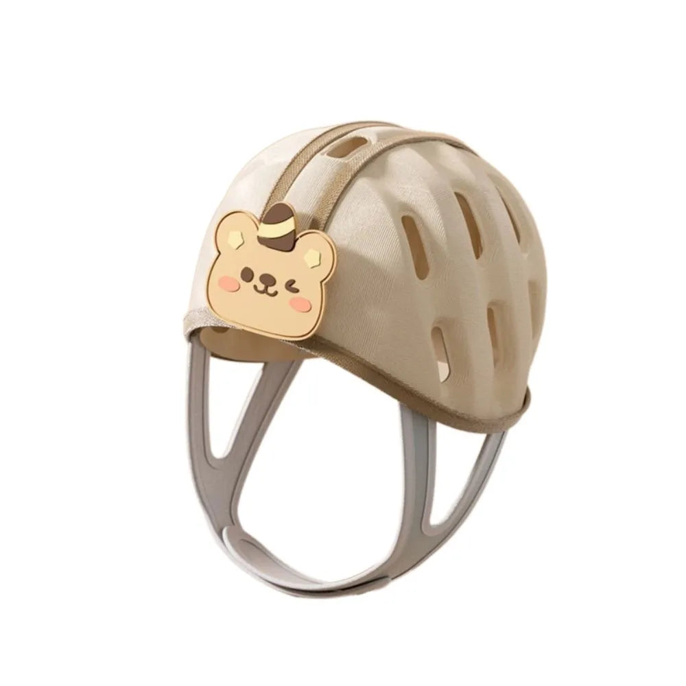 No Bumps Baby Safety Helmet 360-Degree Protection Adjustable Infant Head Protector Shock Absorbing Breathable Newborn Bumper Cap