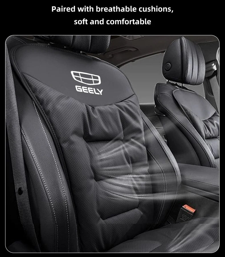 Thick Car Seat Cushion with Leg Support Universal Seat Cover Extension Leg Rest Pad for Geely Coolray Emgrand Okavango Monjaro