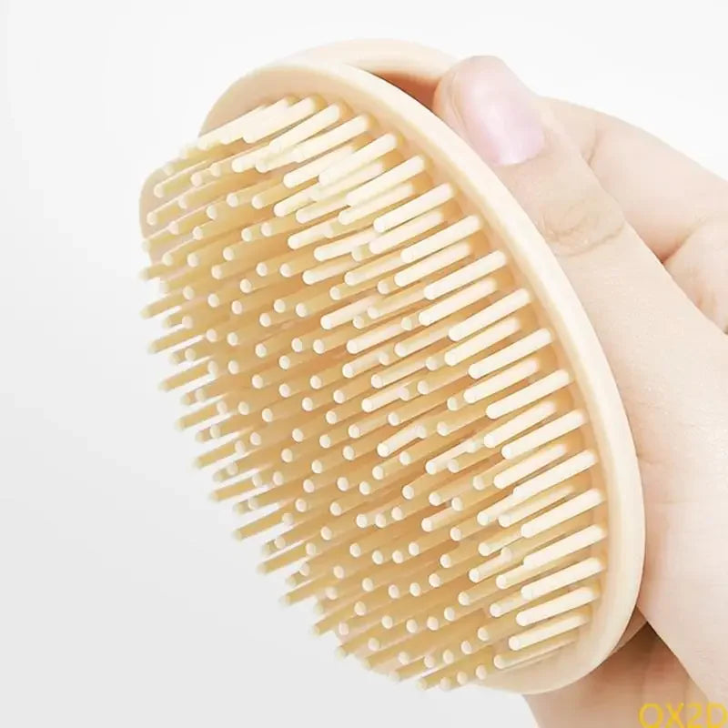 Baby Bear Hair Washing Brush Children's Bath Scrubbing Magic Tool Home Baby Bath Bathing Newborn Hair Removal and Shampoo Brush