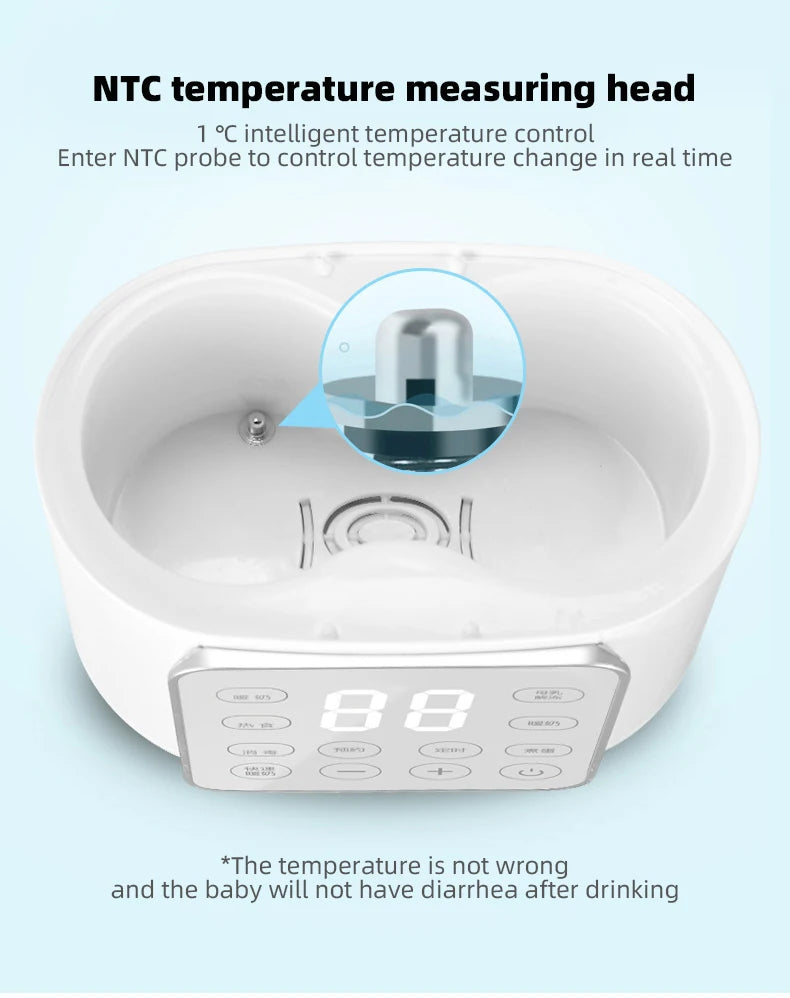 TINSOL New Baby Bottle Warmer Multifunctional Quick Baby Food Heater Milk Heater Sterilizer with Precise Temperature Control