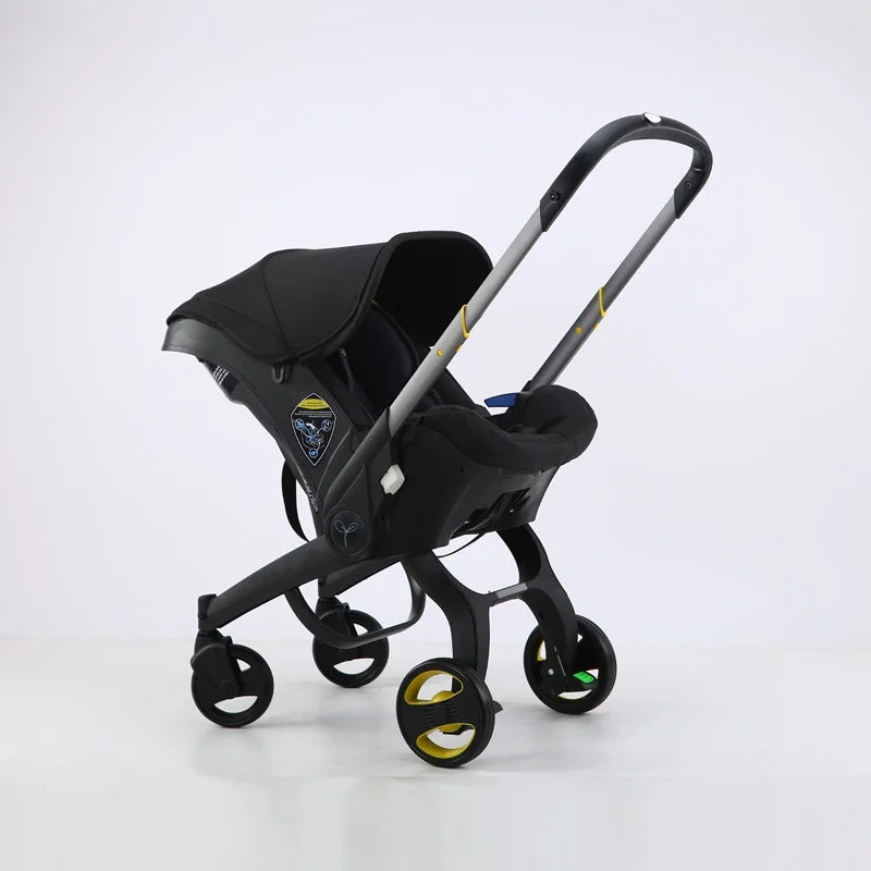 Baby Stroller 4 in 1 With Car Seat Baby Pram High Landscope Folding Baby Carriage Prams For Newborns Cart 3 in 1