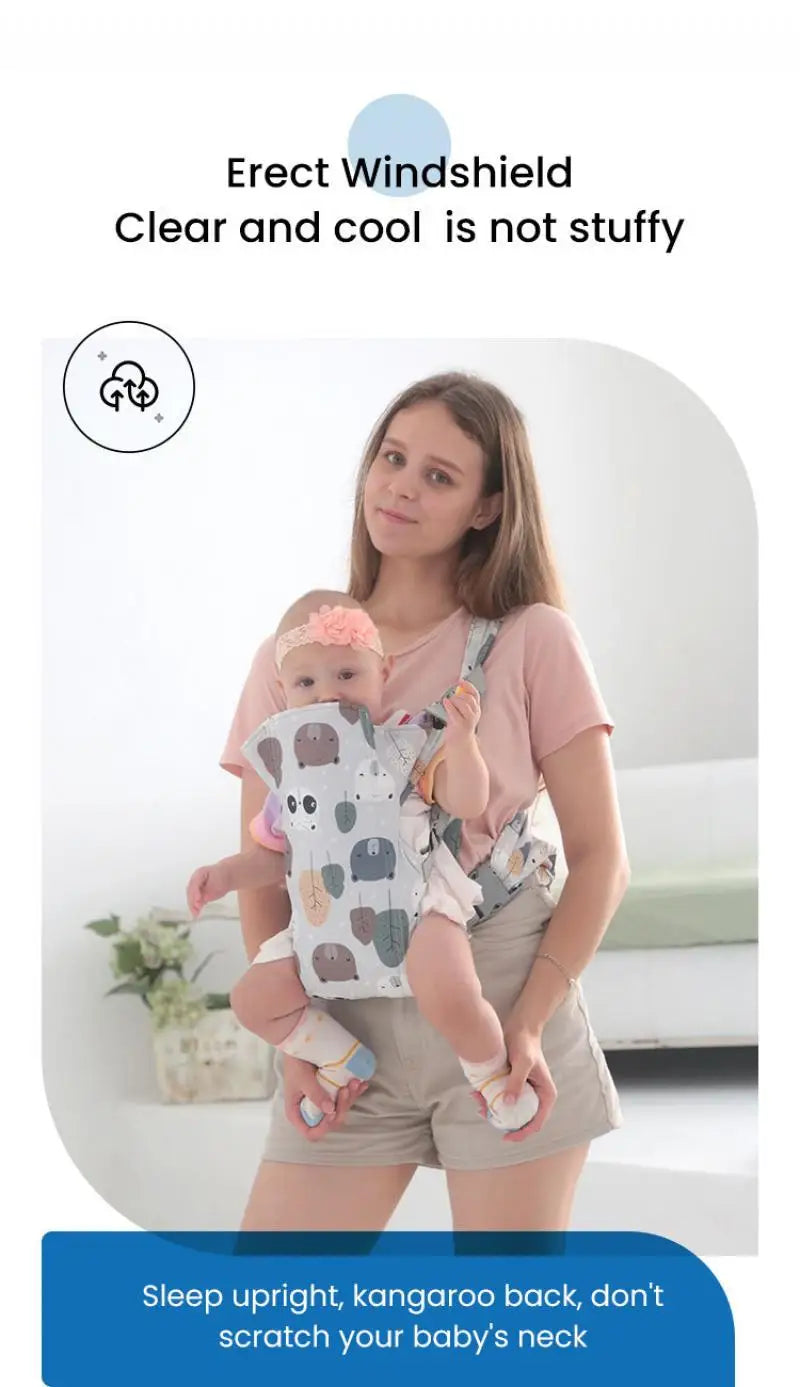 Multi-Functional Baby Carrier Front Carry Horizontal Waist Stool Newborn Carriers Breathable Adjustable Ergonomic Babies Items