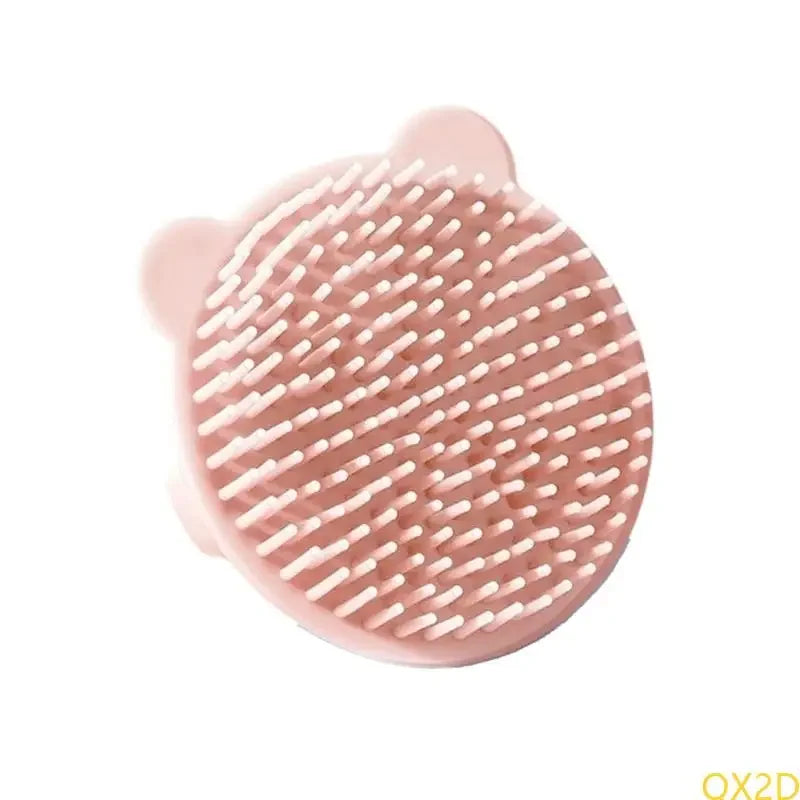 Baby Bear Hair Washing Brush Children's Bath Scrubbing Magic Tool Home Baby Bath Bathing Newborn Hair Removal and Shampoo Brush