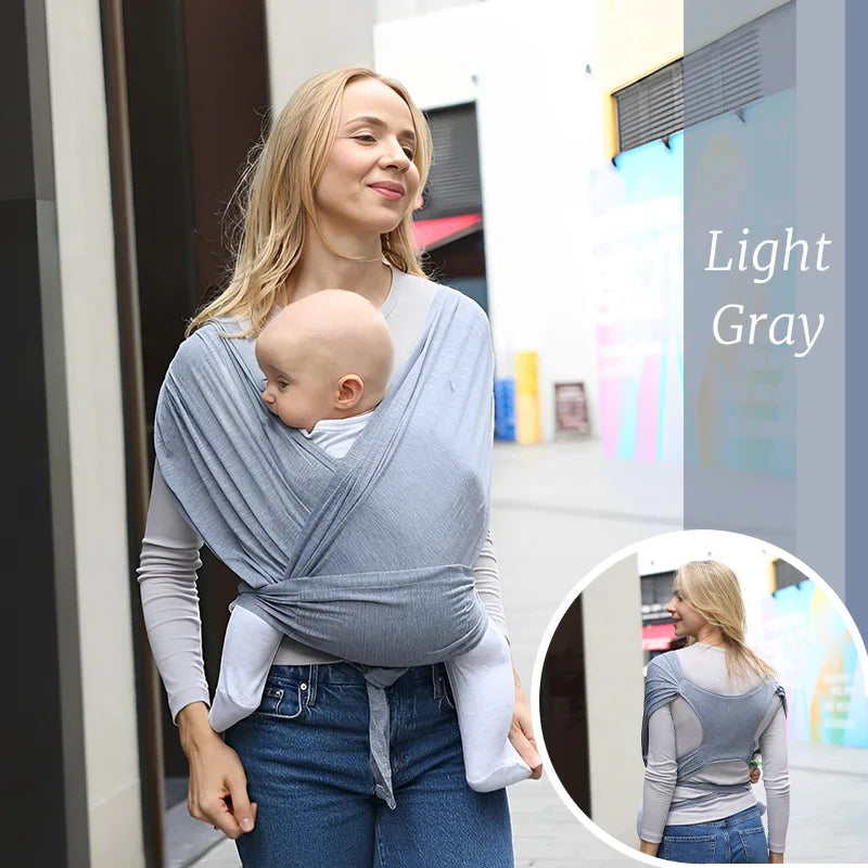 PANGDUBE 1pc Baby Wrap Sling Cotton Carrier for Baby 0-36 Months Newborn Kangaroo Sling Front Artifact Ergonomic Baby Carry