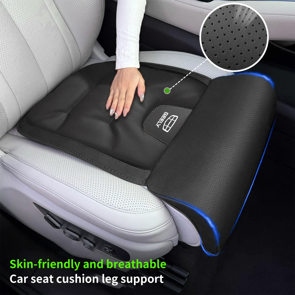 Thick Car Seat Cushion with Leg Support Universal Seat Cover Extension Leg Rest Pad for Geely Coolray Emgrand Okavango Monjaro