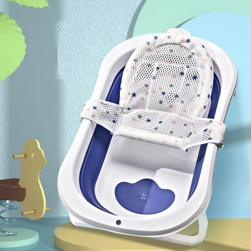 Universal Bath Protector Kids Newborn Non-slip Infant T Shaped Shower Cradle Bath Net Mat Bathtub Seat Pad