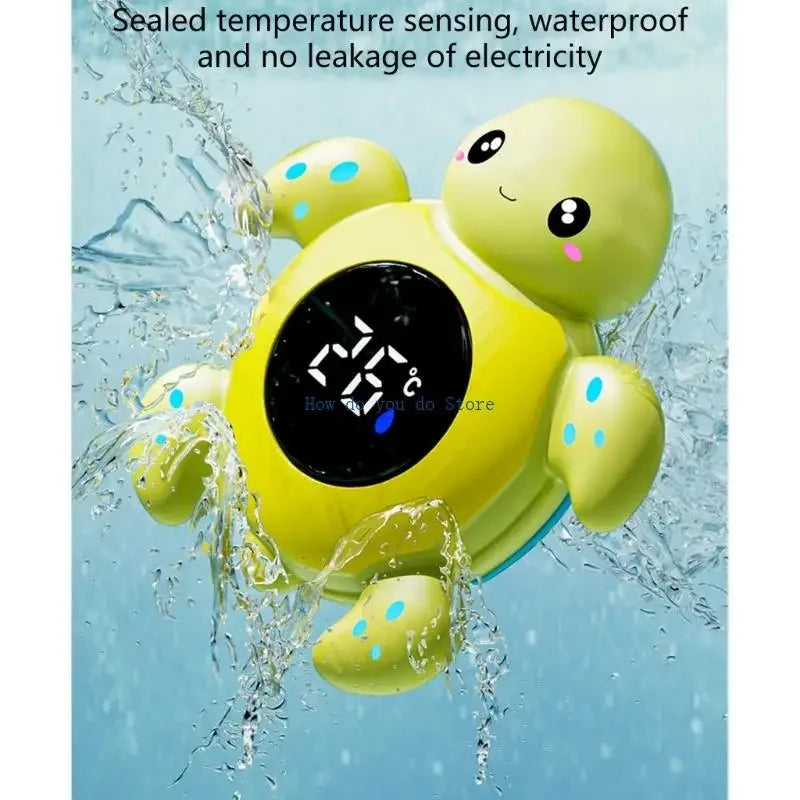 19QF Adorable Animal Digital Bath Thermograph Automatic LED Alert For Baby Safe Bathing Water Temperature Control