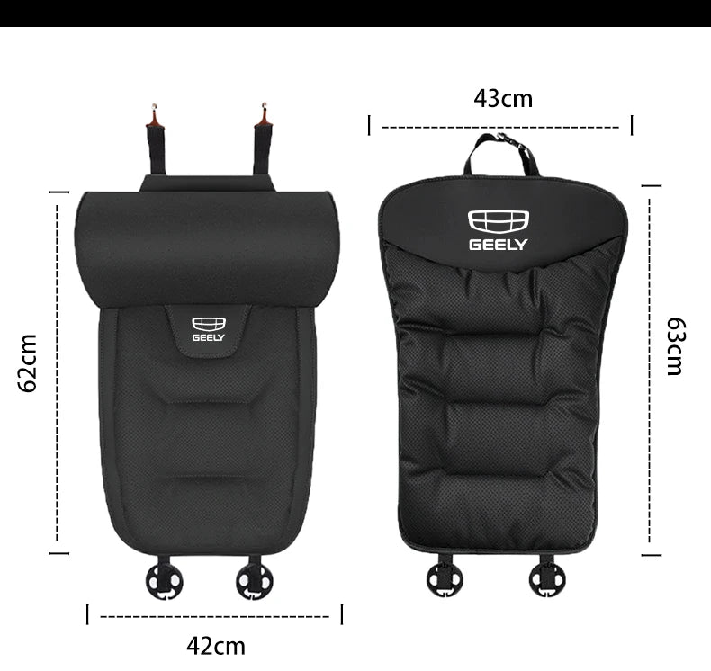 Thick Car Seat Cushion with Leg Support Universal Seat Cover Extension Leg Rest Pad for Geely Coolray Emgrand Okavango Monjaro