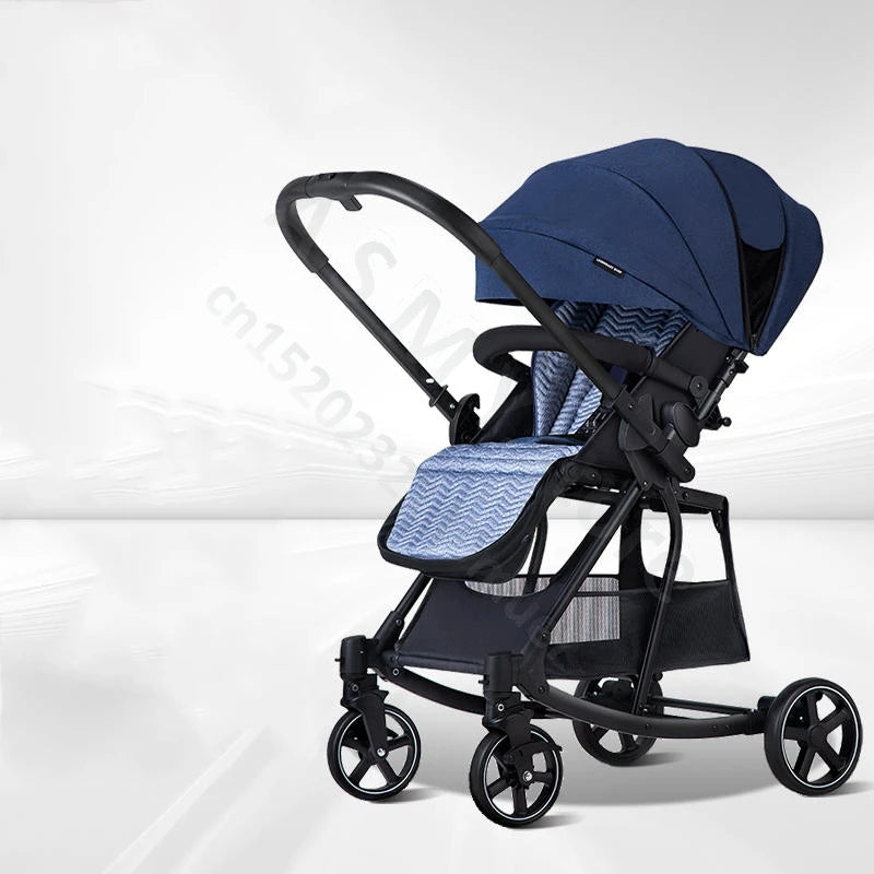 Baby stroller / can sit and lie down two-way lightweight stroller can be folded / shopping cart / 0-3 years old baby stroller