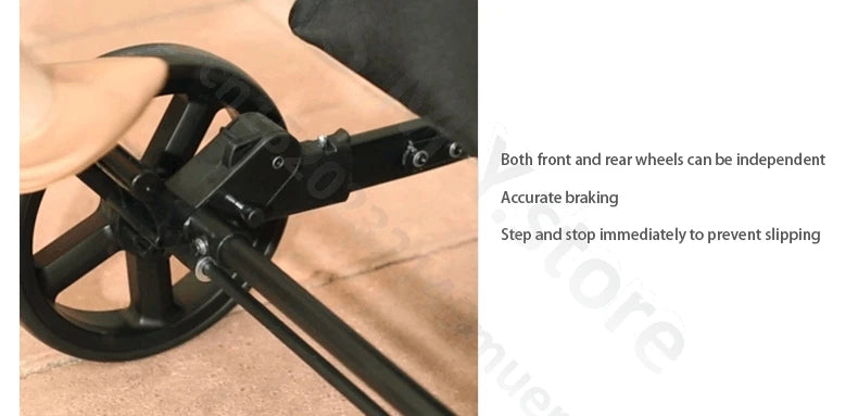 Baby stroller / can sit and lie down two-way lightweight stroller can be folded / shopping cart / 0-3 years old baby stroller