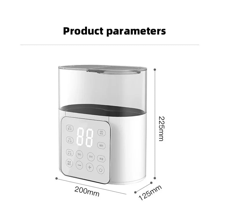 TINSOL New Baby Bottle Warmer Multifunctional Quick Baby Food Heater Milk Heater Sterilizer with Precise Temperature Control
