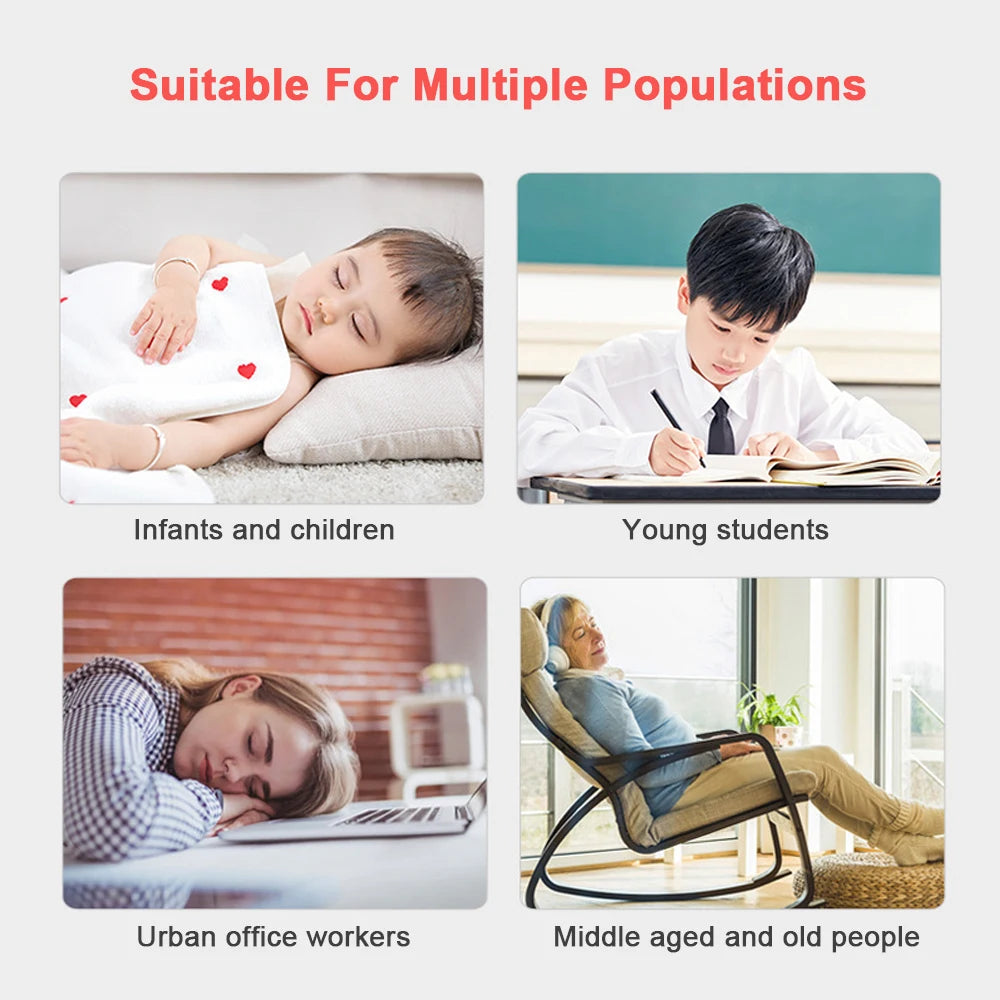 Portable White Noise Baby Sleep Machine 24 Soothing Sounds Soft Breath Light 30/60/90 Timing For Baby Adult Office Travel