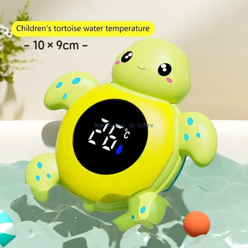 19QF Adorable Animal Digital Bath Thermograph Automatic LED Alert For Baby Safe Bathing Water Temperature Control