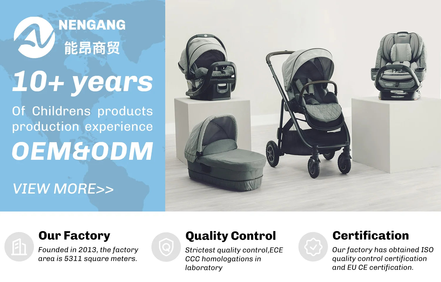 3in1 Baby Stroller, Children's Car Seat, Newborn Stroller, Portable, Lightweight, Luxurious, Suitable For Babies Aged 0-12months