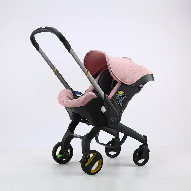 Baby Stroller 4 in 1 With Car Seat Baby Pram High Landscope Folding Baby Carriage Prams For Newborns Cart 3 in 1