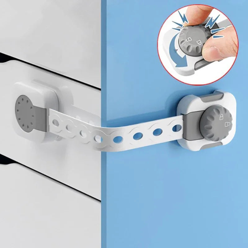 Multi-function Child Safety Lock, Baby Anti-clip Cabinet Door Lock, Toddler Kids Drawer Lock, Protection Security Supplies