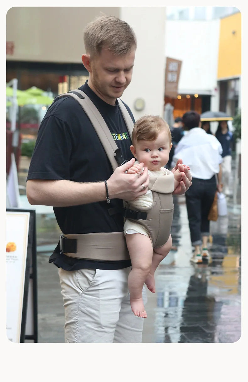 AIEBAO Baby Carrier Portable Toddler Wrap Shoulders Multifunctional Strap Infant Bag Adjustable Hipseat Shoulder Sling