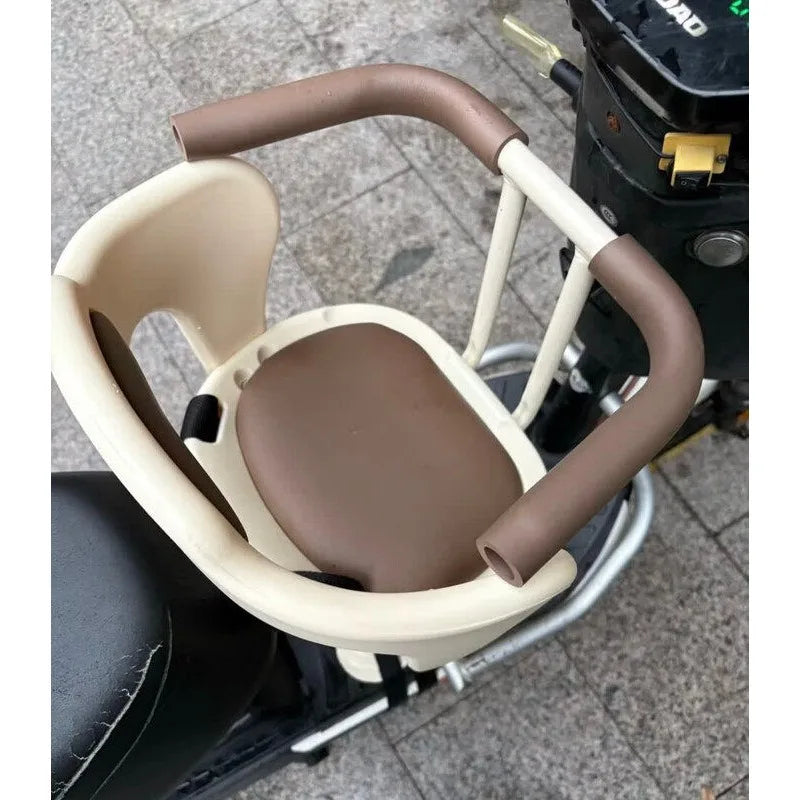 Electric vehicle, child seat, front battery car, motorcycle, baby, baby safety seat
