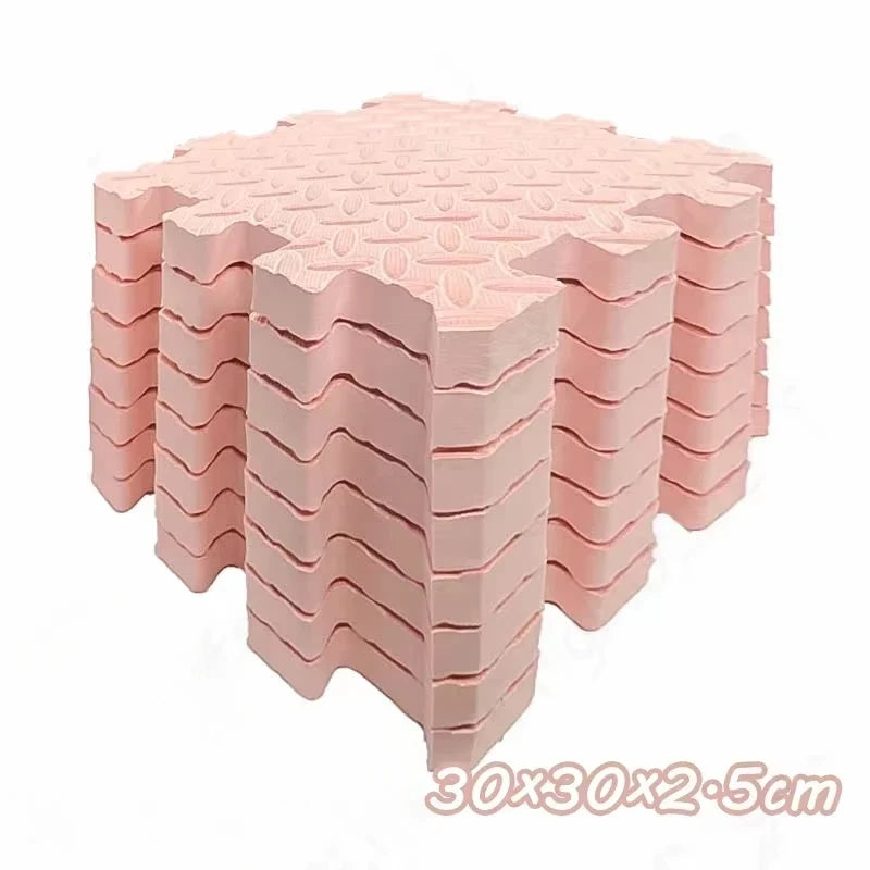 4/8-Piece Pack 2.5cm Thick Baby Play Mat BPA-free Non-slip Baby Crawling Puzzle Mat Children's Activity Mat Suitable for Nursery