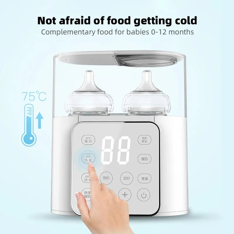 TINSOL New Baby Bottle Warmer Multifunctional Quick Baby Food Heater Milk Heater Sterilizer with Precise Temperature Control