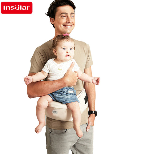 Adjustable Front-Facing Baby Carrier Waist Stool with Hip Seat, Belt for Kids, Infant Walkers, Sling Hold, Waist Belt Backpack