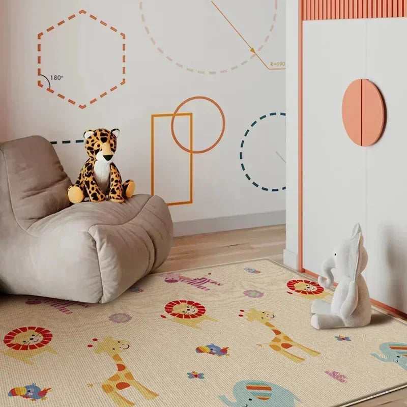 Non Toxic Foldable Baby Play Mat Educational Children's Room Carpet Non Slip and Anti Fall Floor Children's Activity Toys