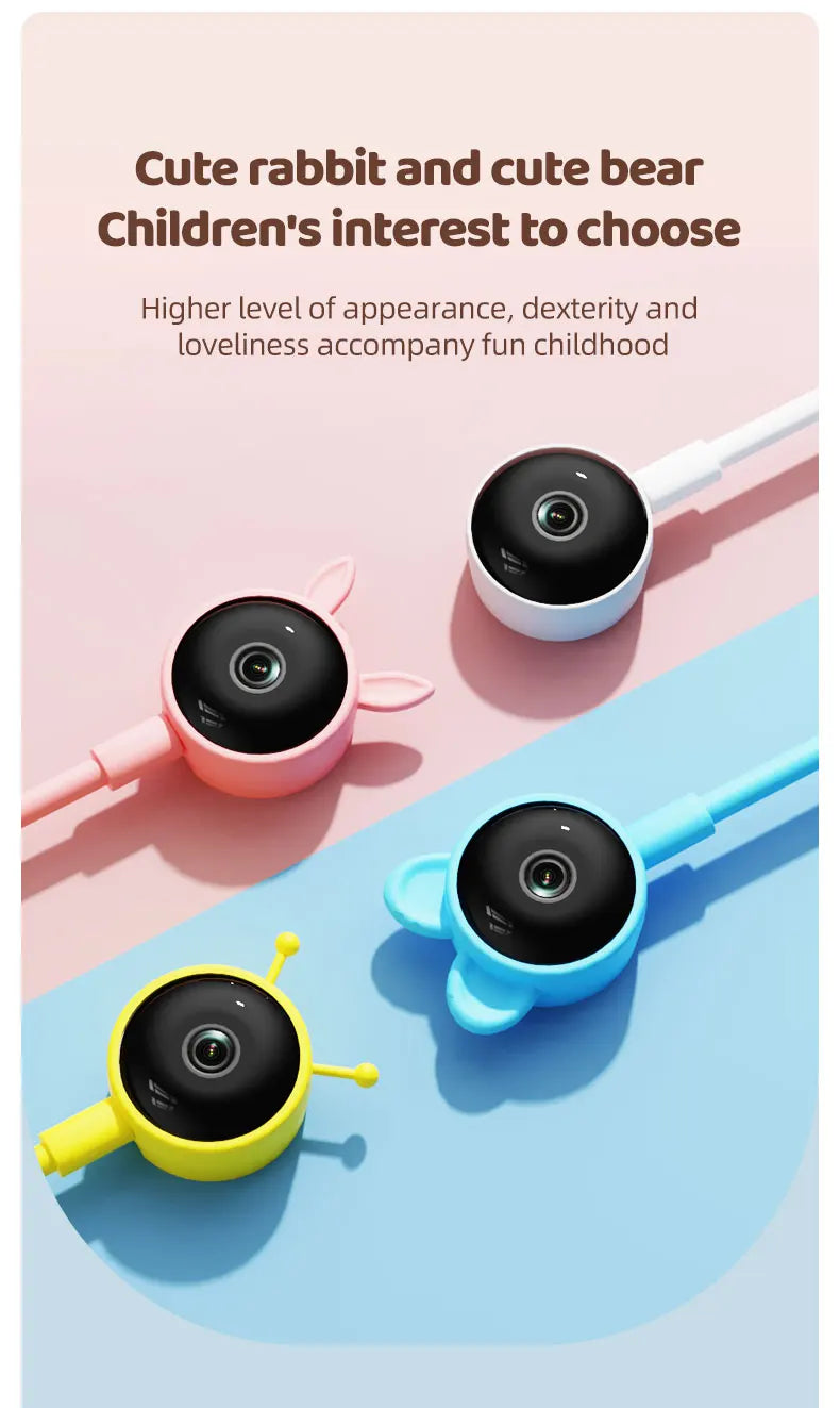 DANMINI 1080P Tuya Smart Baby Monitor Camera Indoor IP Camera Two Way Camera Infrared Night Vision Temperature Detection