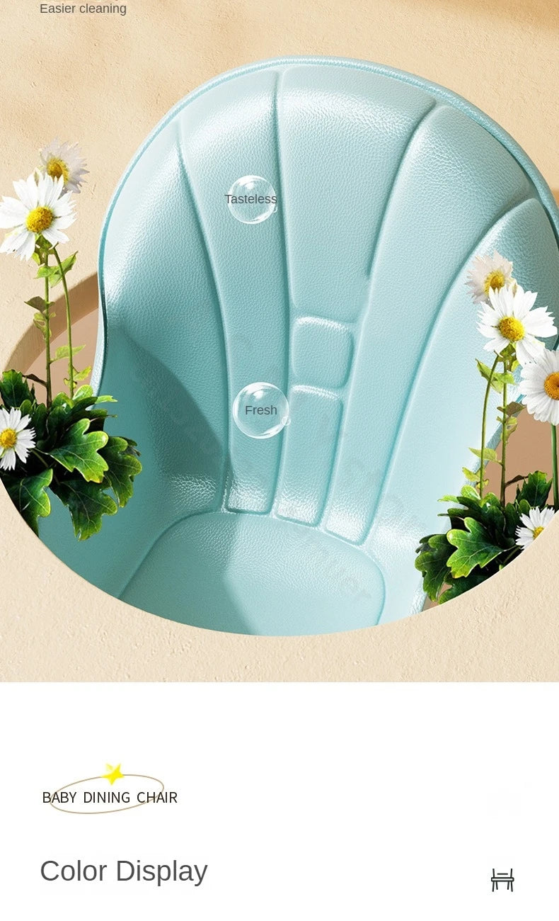 Children's dining chair / baby eating foldable seat / baby multifunctional lift home learning to sit dining table chair 1-3year