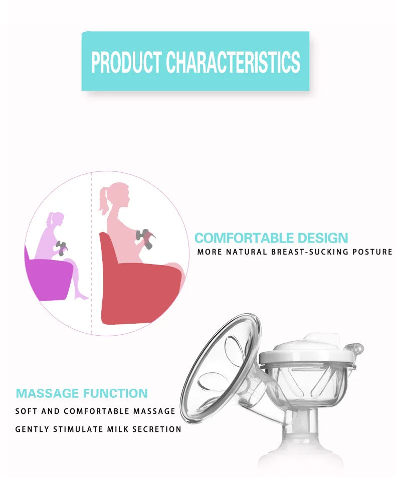 USB BPA Free Electric Double Breast Pump with Nursing Pads And Breast Milk Storage Set Baby Feeding Gift Set